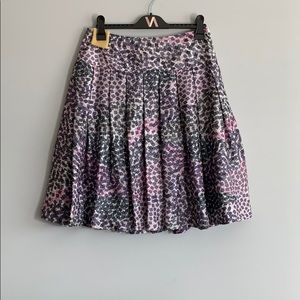 Silk purple confetti skirt